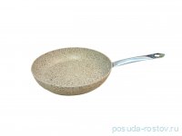 Сковорода 28 х 5 см антипригарное покрытие индукция цвет комбеджи 2,8 л &quot;GRANITE SINGLES&quot; / 284166