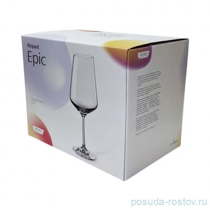 Бокалы для красного вина 450 мл 6 шт &quot;Epic /Без декора&quot; / 355226