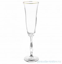 Бокалы для шампанского 190 мл 6 шт &quot;Fregata /Антик /Отводка золото&quot; / 270938