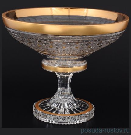 Фруктовница 30 см н/н &quot;Bohemia gold /Матовое золото&quot; 2 / 115922