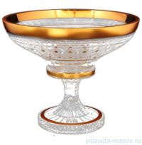 Фруктовница 30 см н/н &quot;Bohemia gold /Матовое золото&quot; 2 / 115922