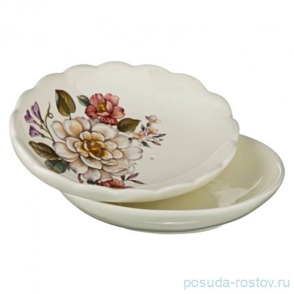Дуршлаг 23 х 18 см &quot;Artigianato ceramico /Весенние лепестки&quot; / 171685