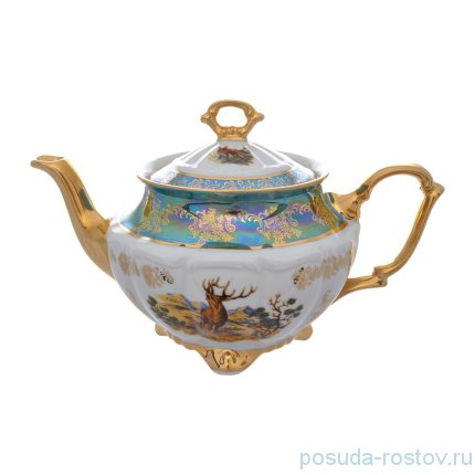 Заварочный чайник 1,1 л &quot;Мария-Тереза /Охота зеленая&quot; R-L / 277301