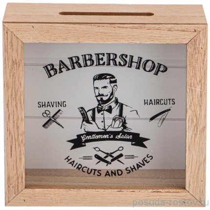Копилка для мужчин 15 х 5 х 15 см &quot;Barbershop&quot; / 254960