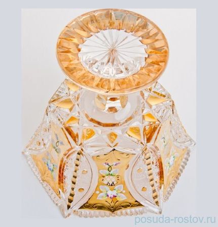 Ваза для конфет 23 см н/н &quot;Хрусталь с золотом&quot;  / 043983
