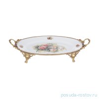 Блюдо 50 х 26 см овальное н/н с ручками &quot;Миниатюра&quot; / 279930