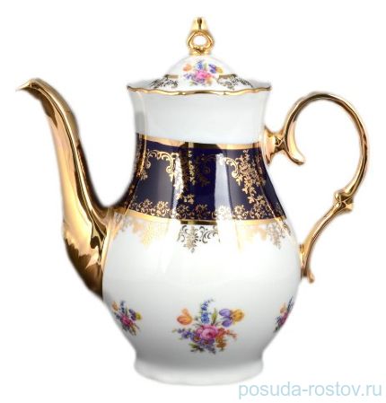 Кофейник 1,2 л &quot;Офелия /Кобальт /Полевой цветок&quot; / 097448