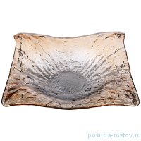 Блюдо 24 х 24 см квадратное &quot;Artesana black/Amber&quot; / 269725