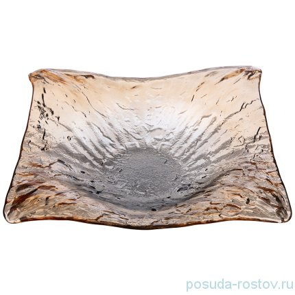 Блюдо 24 х 24 см квадратное &quot;Artesana black/Amber&quot; / 269725