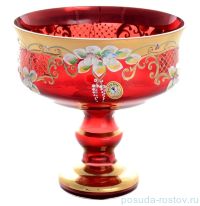 Ваза для фруктов 24 см н/н &quot;Лепка красная /6888&quot; E-S / 131493