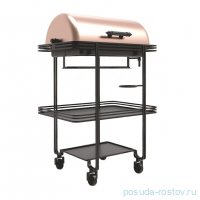Станция с мармитом,на колесиках,медное напыление 69*60*104 см.  P.L.--Hotelware / 367680