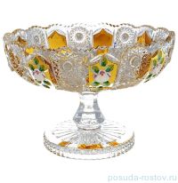 Ваза для конфет 18 см н/н &quot;Хрусталь с золотом&quot; / 039996