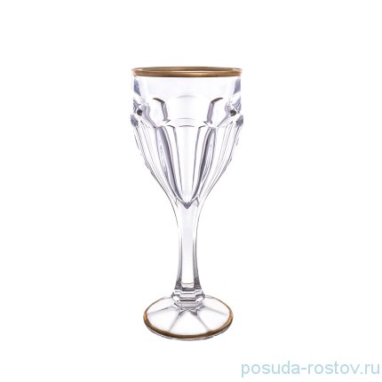 Бокалы для красного вина 290 мл 6 шт &quot;Сафари /Отводка золотом&quot; AS Crystal / 201620
