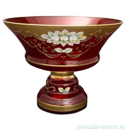 Фруктовница 25 см н/н "Лепка красная /5365" / 051182