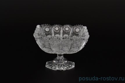 Ваза для конфет 13 см н/н &quot;Glasspo /Хрусталь резной&quot; / 071984