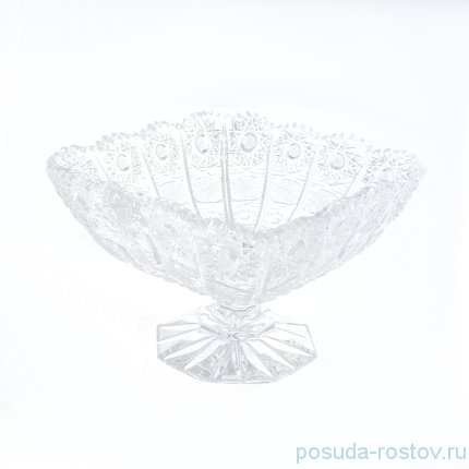 Ваза для конфет 13 см н/н &quot;Glasspo /Хрусталь резной&quot; / 071984