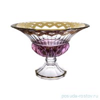 Фруктовница 35 см н/н &quot;Timon /Адажио /Розовая с золотом&quot; / 284817