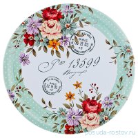 Поднос сервировочный 40 х 2 см круглый &quot;Agness /Lowers&quot; / 195949