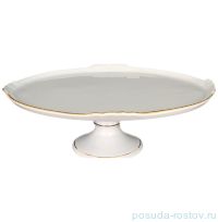 Блюдо 37 см овальное н/н &quot;Корона /Отводка золото&quot; / 088786