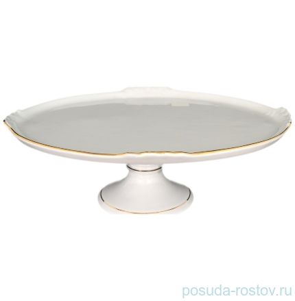 Блюдо 37 см овальное н/н &quot;Корона /Отводка золото&quot; / 088786