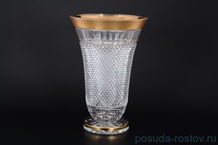 Ваза для цветов 35 см &quot;Max Crystal /Фелиция /золото&quot; / 112587