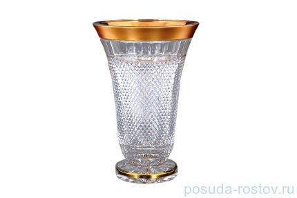 Ваза для цветов 35 см &quot;Max Crystal /Фелиция /золото&quot; / 112587