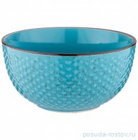 Салатник 14,5 х 14,5 х 7,3 см 700 мл голубой &quot;Riviera&quot; / 323224