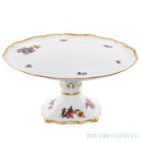 Тортница 30 см н/н &quot;Корона /Мейсенский букет&quot; / 156967