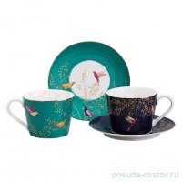 Набор чайных пар 220 мл 2 шт &quot;Golden birds&quot; / 368426