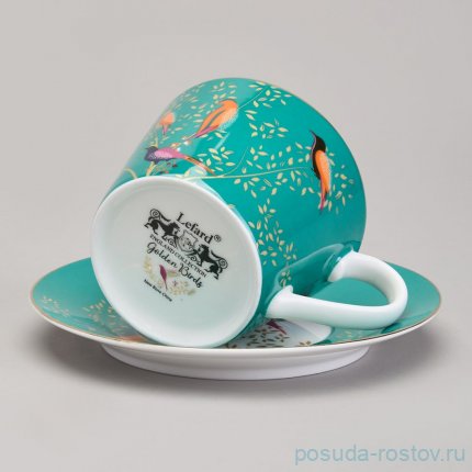 Набор чайных пар 220 мл 2 шт &quot;Golden birds&quot; / 368426