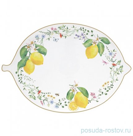 Блюдо 30 х 21,5 см овальное &quot;Цветы и лимоны /Fleurs et Citrons&quot; / 369067