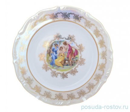 Блюдо 30 см круглое &quot;Мария-Тереза /Мадонна перламутр&quot; M-D  / 258568