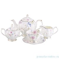 Чайный сервиз на 6 персон 15 предметов &quot;луговые цветы&quot; / 189220
