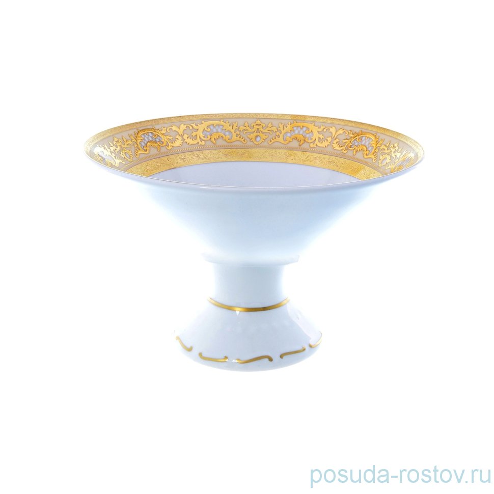 Фруктовница 23 см н/н "Констанц /Алена золото 3D" крем / 167222