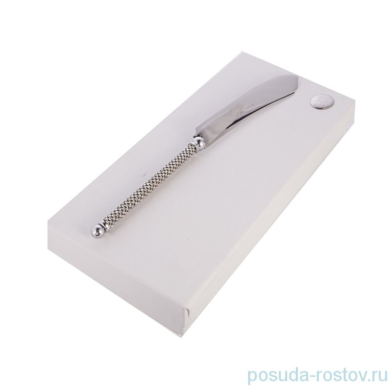 Нож для торта 27 см серебро / 205738