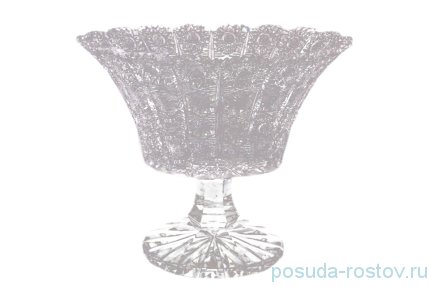 Ваза для конфет 20 см н/н &quot;Glasspo /Хрусталь резной&quot; / 096670