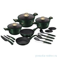 Набор посуды 17 предметов &quot;Emerald Collection&quot; / 280663