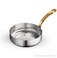 Сковородка 14 x 3.8 см круглая мини с одной ручкой для подачи &quot;Hammered&quot; / 370377
