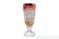 Ваза для цветов 25 см н/н &quot;Диаманд /Пикалино /янтарно-красная&quot; R-G / 124678