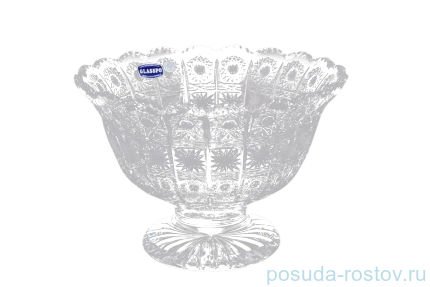 Ваза для конфет 25 см н/н &quot;Glasspo /Хрусталь резной&quot; / 087352