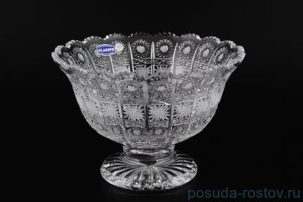 Ваза для конфет 25 см н/н &quot;Glasspo /Хрусталь резной&quot; / 087352