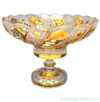 Ваза для фруктов 35 см н/н &quot;Хрусталь с золотом&quot; / 044506