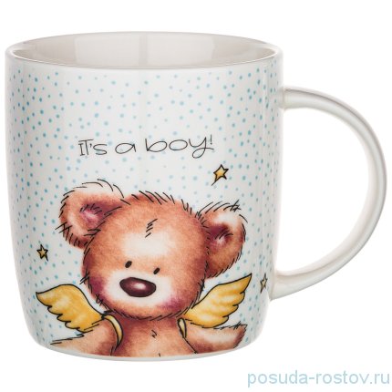 Кружка 390 мл &quot;Funny frends /Медвежонок /It&#039;s a boy!&quot; (4шт.) / 229487