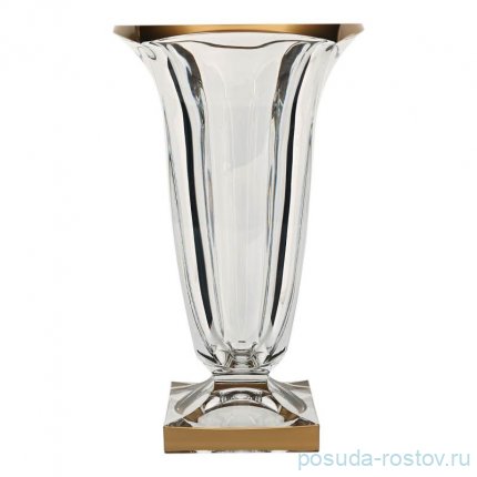 Ваза для цветов 33 см н/н &quot;Магма /Матовая полоса&quot; AS Crystal / 225357