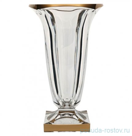 Ваза для цветов 33 см н/н &quot;Магма /Матовая полоса&quot; AS Crystal / 225357