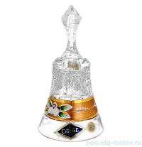 Колокольчик 12,6 см &quot;Хрусталь с золотом&quot; / 084501