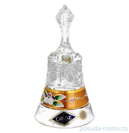 Колокольчик 12,6 см &quot;Хрусталь с золотом&quot; / 084501
