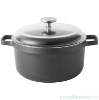 Кастрюля 24 см с крышкой 4,9 л &quot;Gem&quot; / 162410