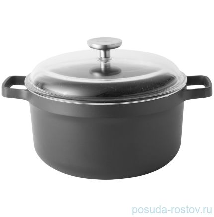 Кастрюля 24 см с крышкой 4,9 л &quot;Gem&quot; / 162410