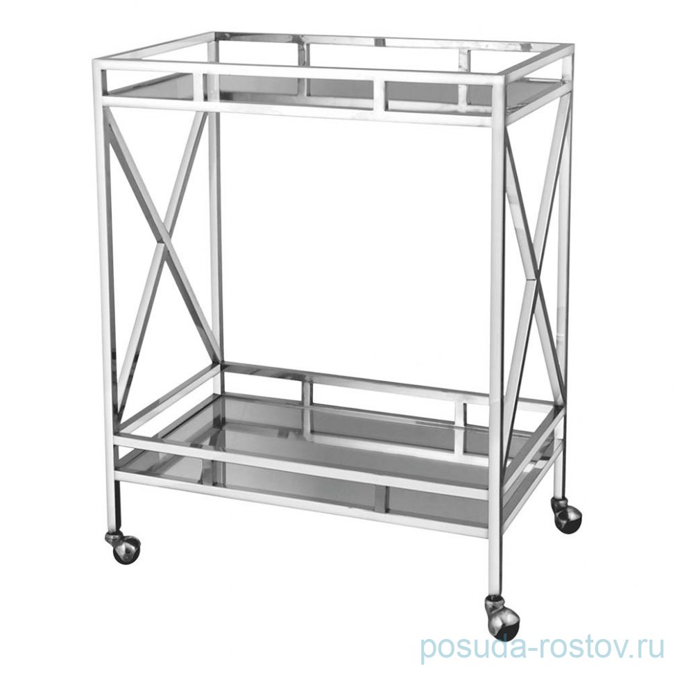 Тележка сервировочная,нержавеющая сталь 75*45*97 см.  P.L.--Hotelware / 367681
